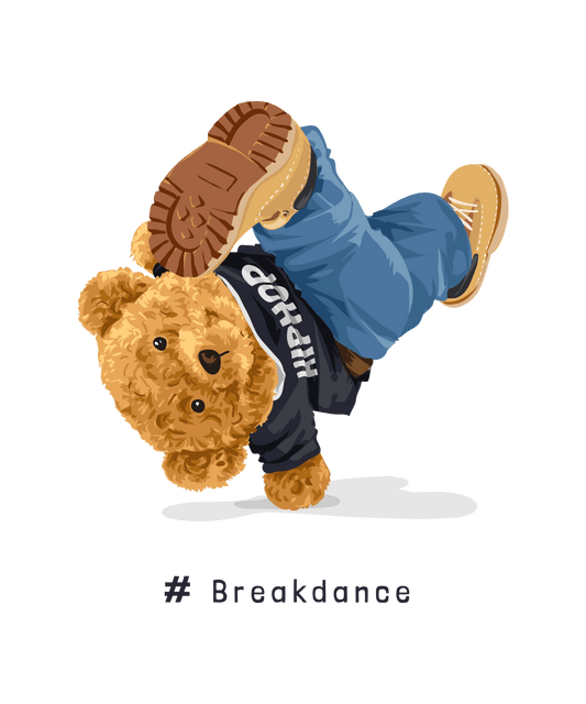 Breakdance Hip-Hop Teddy Tee